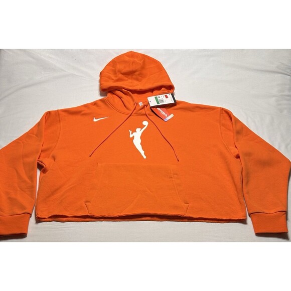 WNBA Nike Women’s Jump Woman Cropped Pullover Hoodie Size XL DV6450-820 NWT New - Picture 1 of 12